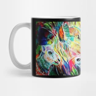 Lion and lamb Mug